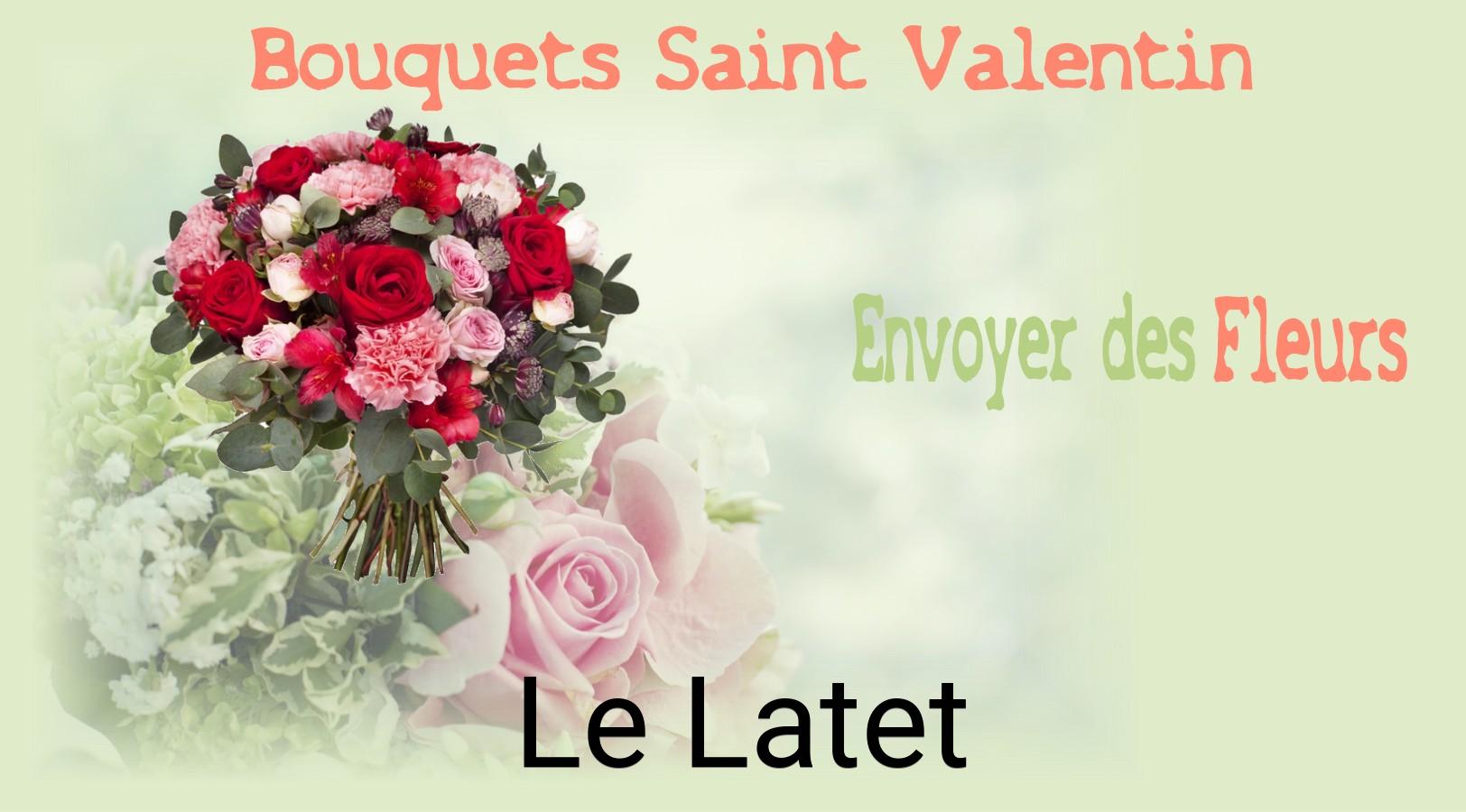 Roses de Saint-Valentin livrées à Le Latet